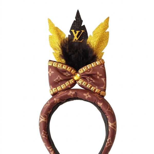 COD. 1030  Vincha Económica "Louis Vuiton"