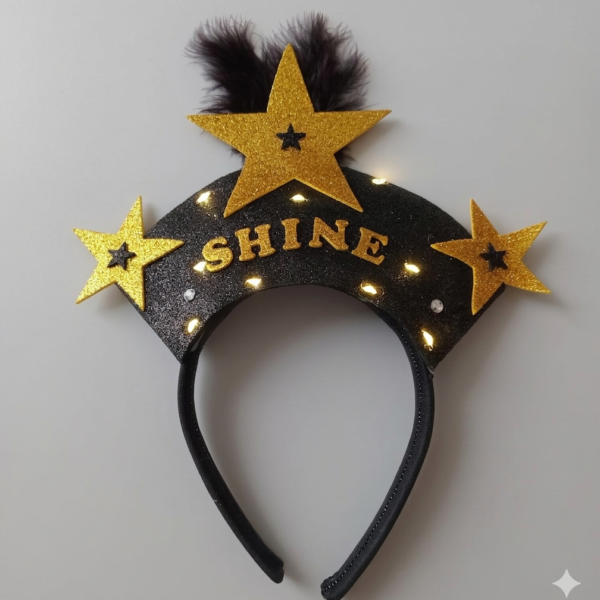 COD 1026  Vincha Económica "Shine"